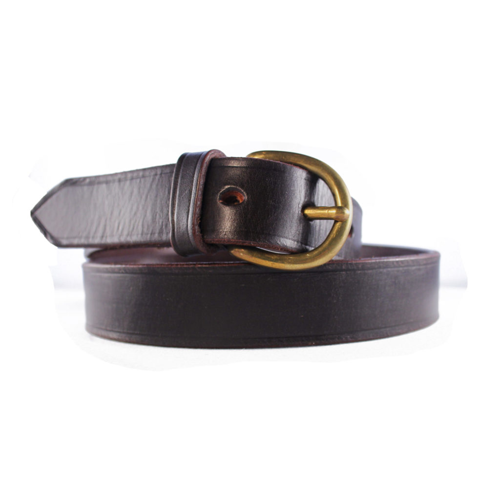 The English Leather Dark Old Brown Belt — Great English Outdoors