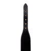 Classic English Leather Sighthound Collar Black Detail