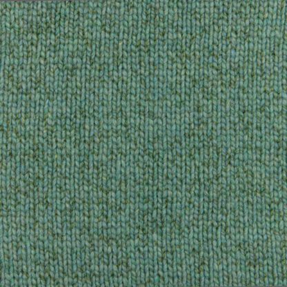 Womens Sage Green Merino Wool Funnel Neck Jumper Detail 4
