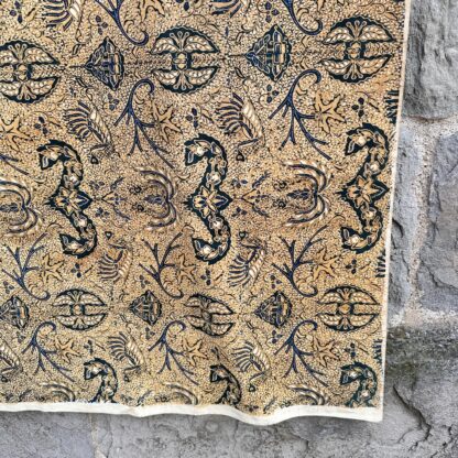 Tribal Textile TC39 Vintage Hand Stamped Batik Cloth