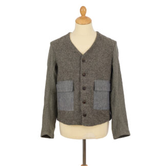 The Capital Mens Grey Linen and Wool Jacket