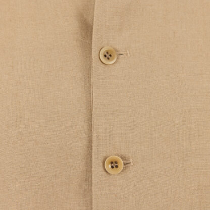 The Fournier Mens Mushroom Linen Jacket Detail of Buttons