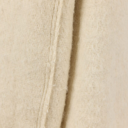 Womens Ivory Felted Wool Jacket Detail 4