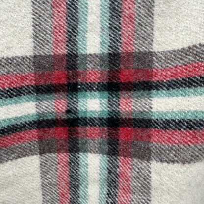 Old Welsh Blanket Plaid WP195 Detail 2