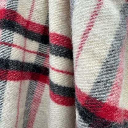 Old Welsh Blanket Plaid WP197 Detail